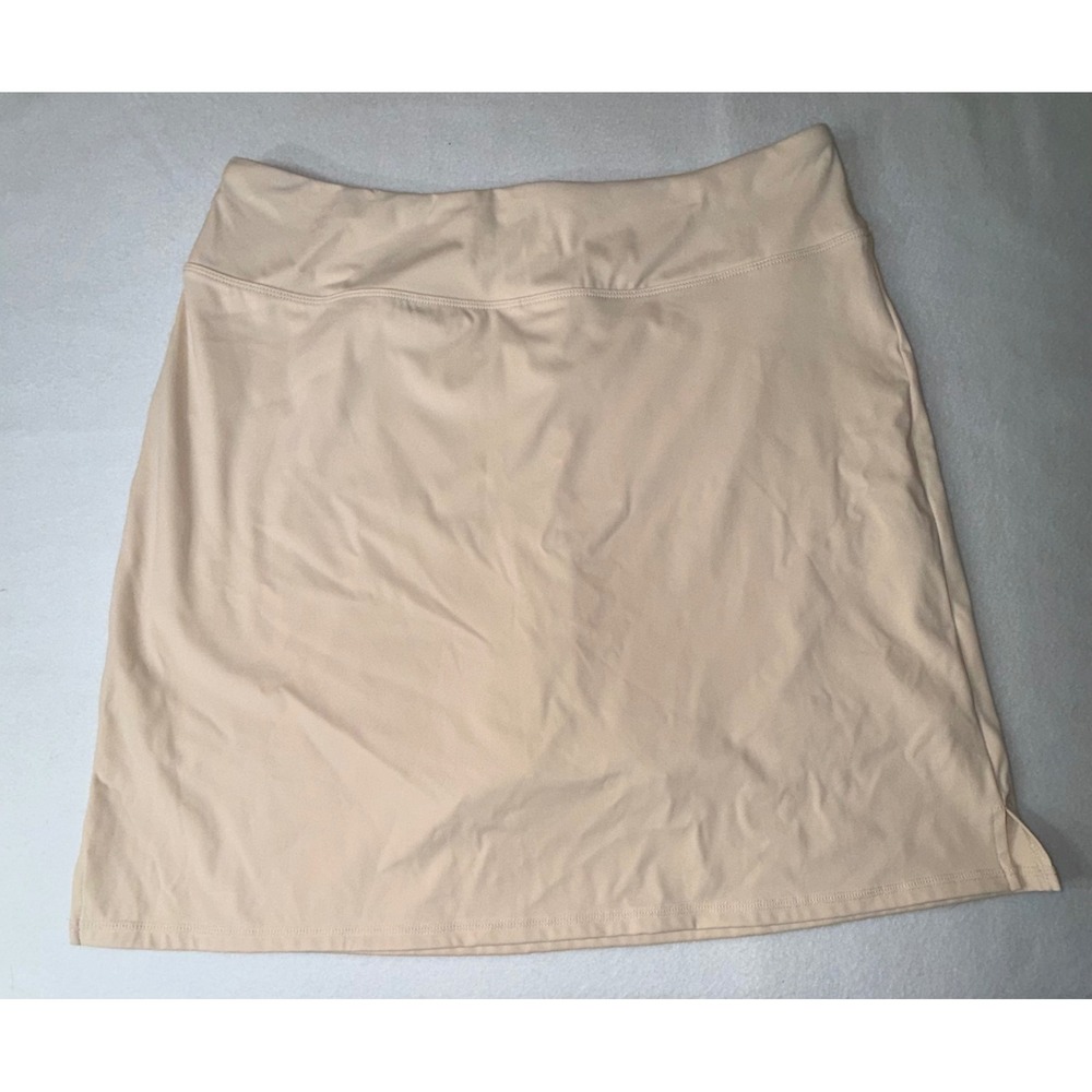 LouKeith Skort‎ Women's Size XL Beige  Golf Pickleball Athletic Skirt Pocket